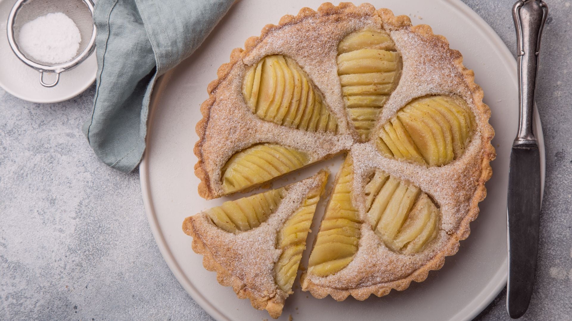 Pear and Mincemeat Frangipane Traybake