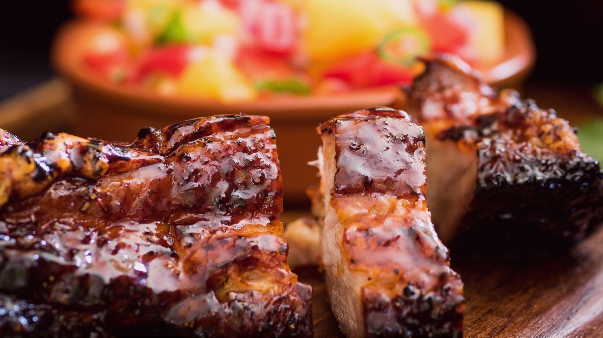 Sticky Glazed Belly of Pork