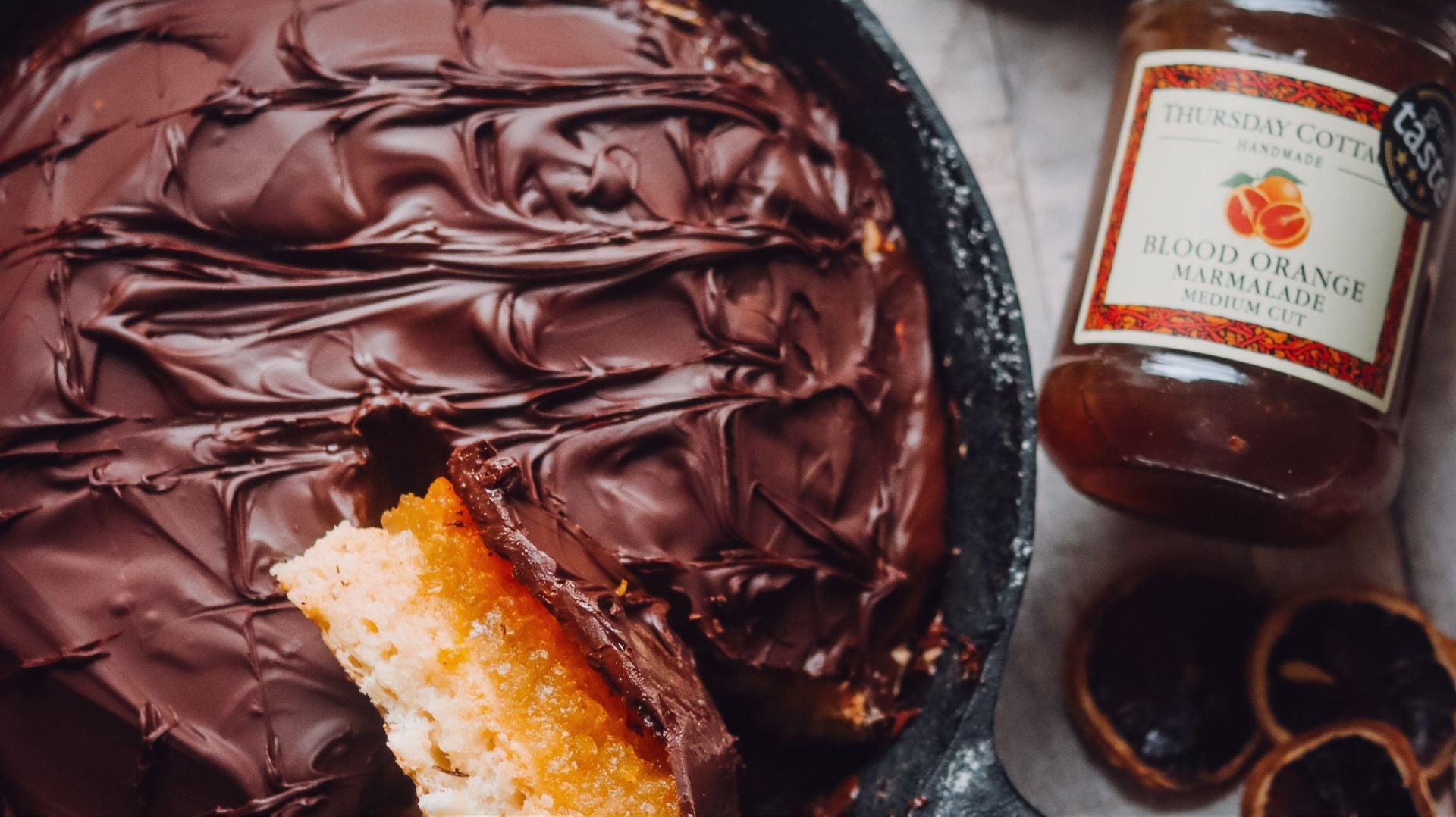 Skillet Blood Orange Jaffa Cake