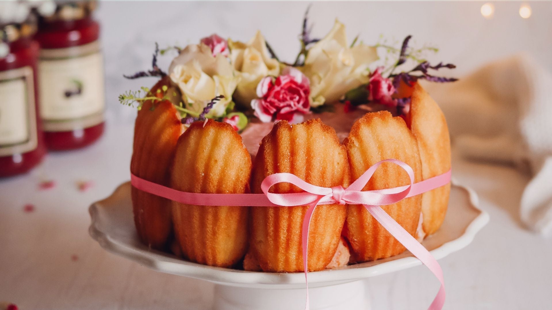 Cherry Curd Mousse Cake