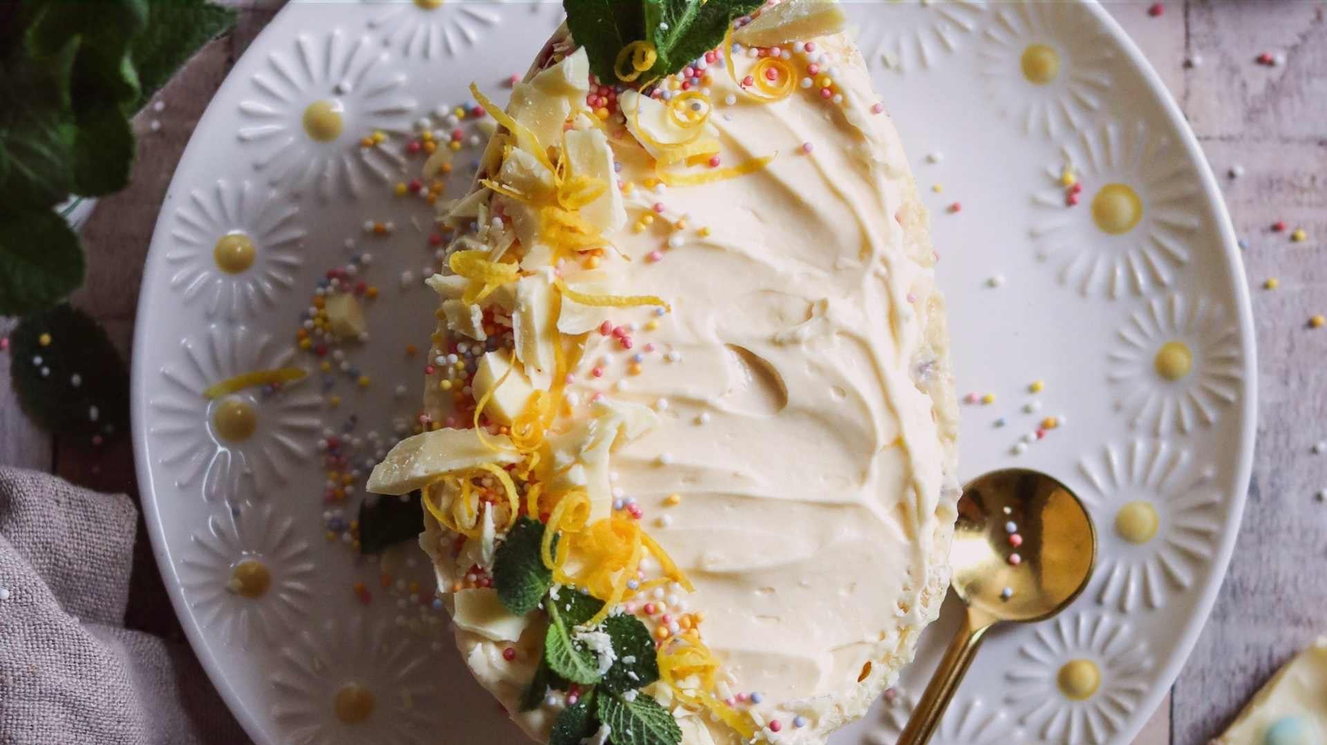 Lemon & White Chocolate Easter Egg Mousse