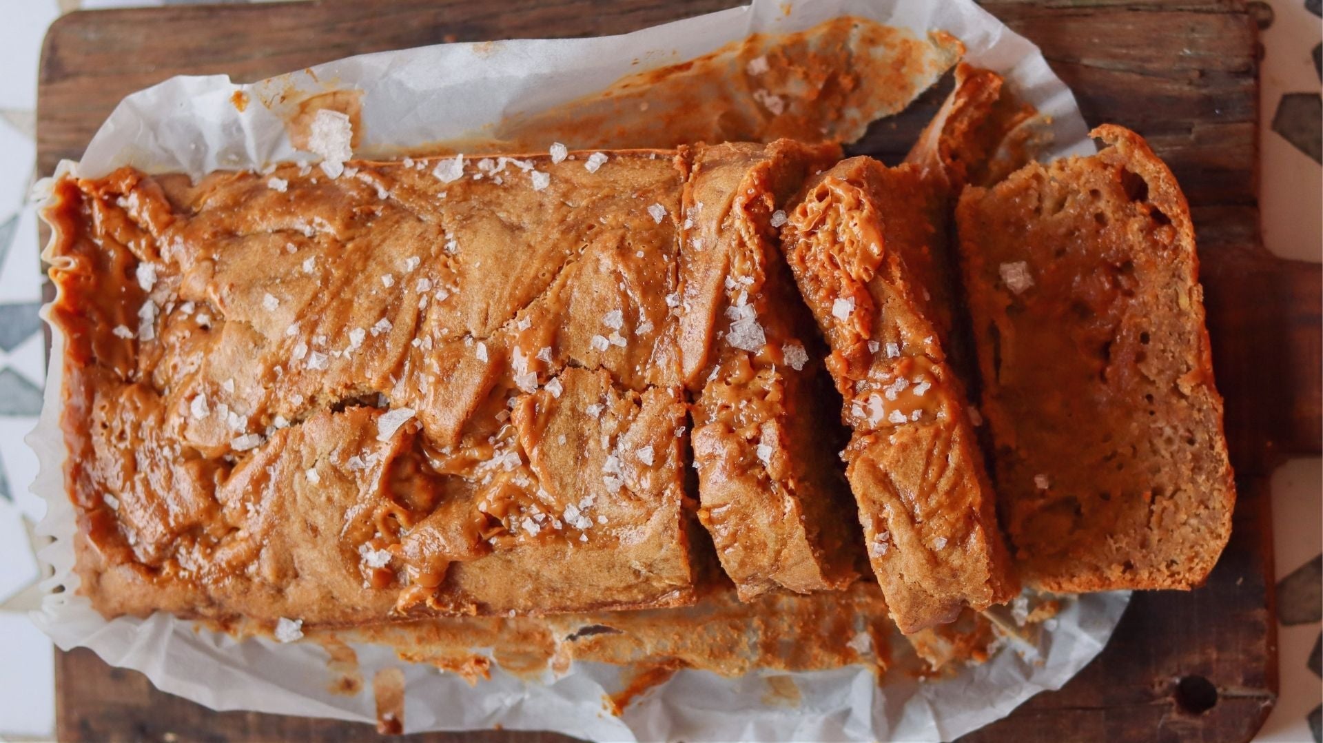 Salted Caramel Swirl Banana Bread