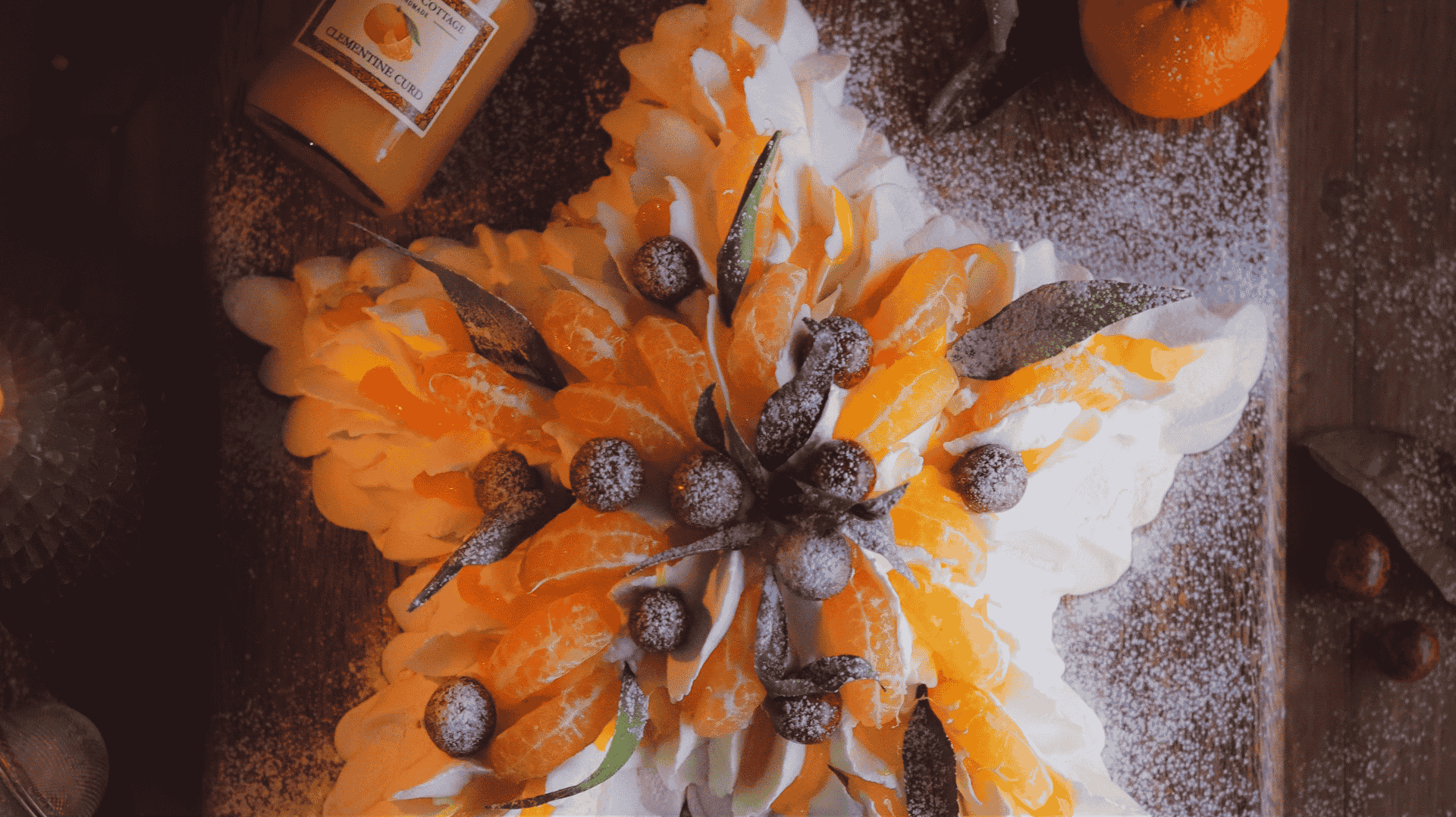 Clementine Curd Pavlova