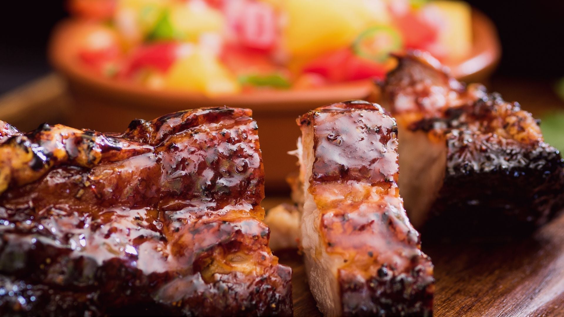 Sticky Glazed Belly of Pork