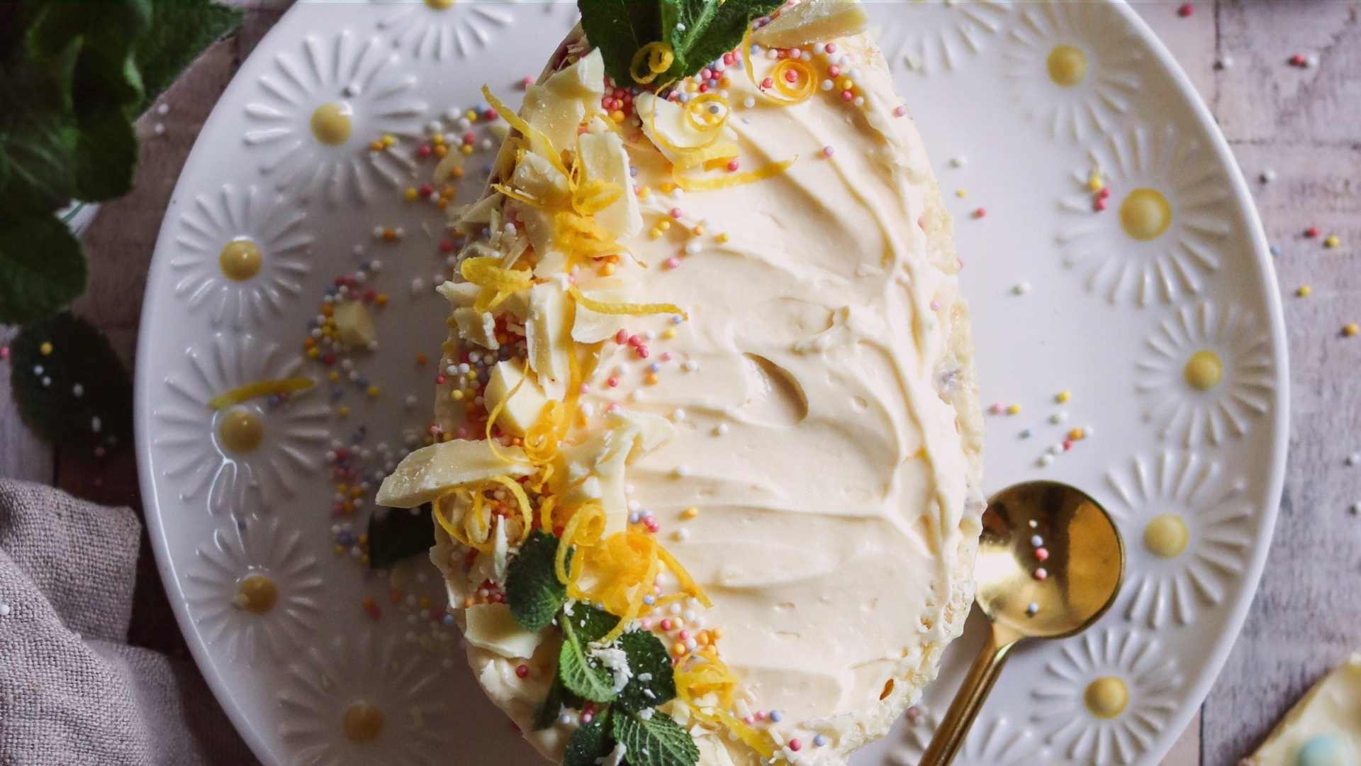 Lemon & White Chocolate Easter Egg Mousse