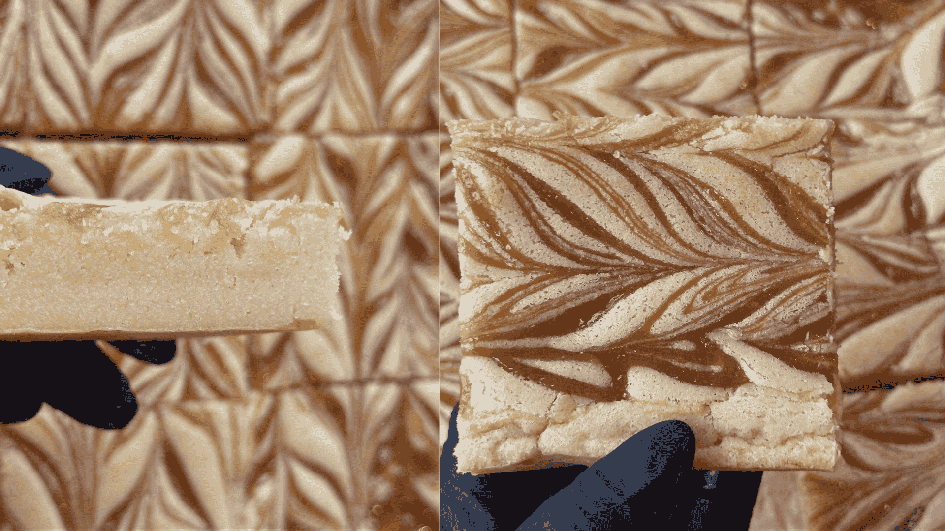 Toffee Apple Curd Blondies