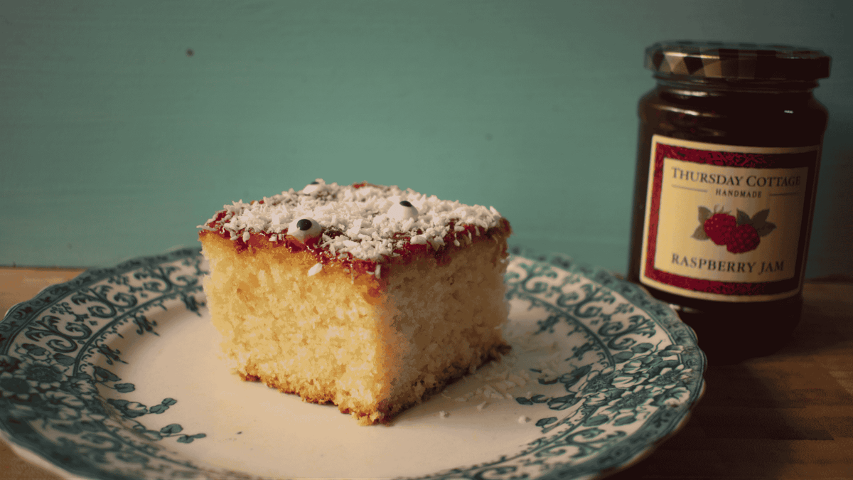 Coconut & Raspberry Sponge Cake – Thursday Cottage