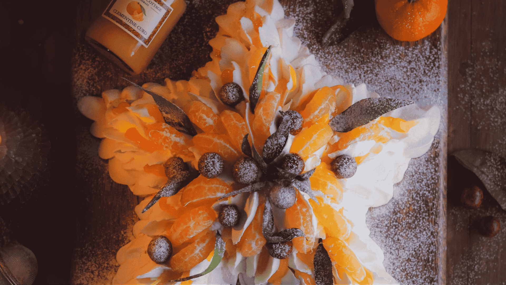 Clementine Curd Pavlova